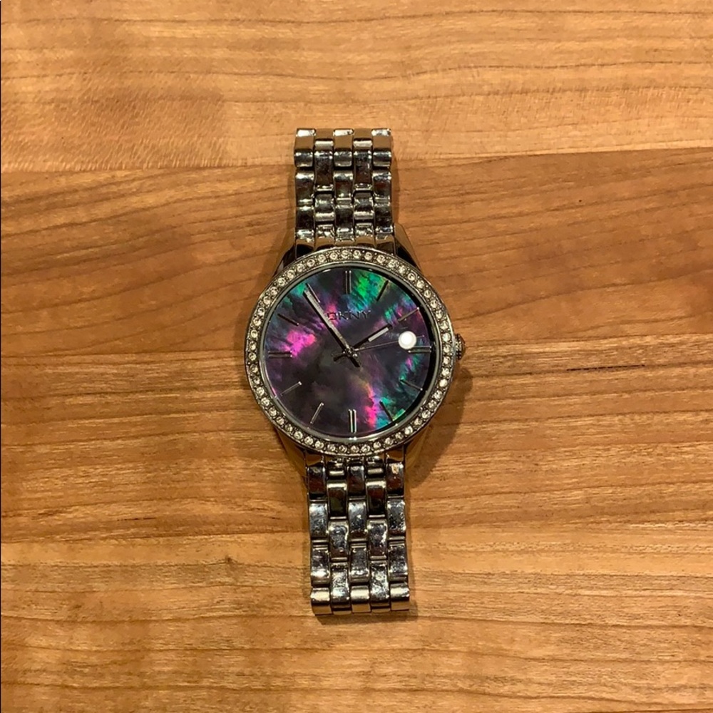 DKNY silver watch